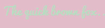 Image with Font Color B4E0BF and Background Color E3BCCA